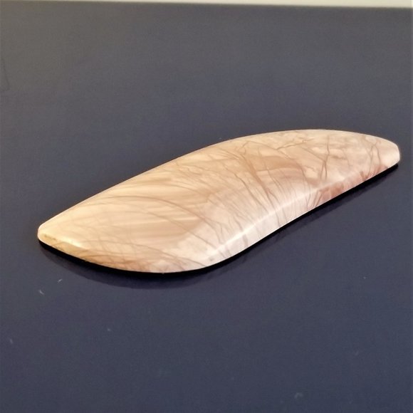 Pink Imperial Jasper Large Designer Cabochon 57.65 x 22.43 x 6.12mm - Picture 11 of 17